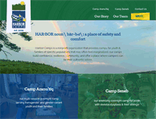 Tablet Screenshot of harborcamps.org